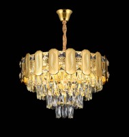Lustre en cristal de luxe lampe de salon projet d'hôtel moderne décoration suspension salle à manger salon suspension