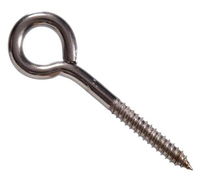 Đầu Tròn Bằng Gỗ Vít Mắt Kim Loại Thép Không Gỉ Vít Mắt Móc 25Mm Ghim Mini 6X13 Móc 4Mm 7Mm Vòng Vít Tự Khai Thác