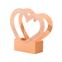 Boîte cadeau en forme de cœur JOSI, très vendue, plusieurs couleurs, impression personnalisée du logo, Saint-Valentin, anniversaire