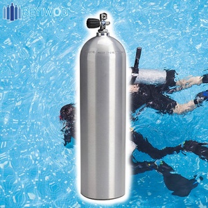 Sécurité 3000psi réservoir de plongée <span class=keywords><strong>en</strong></span> aluminium de DOT3AL plongée <span class=keywords><strong>bouteille</strong></span> d'oxygène - Product Image 1