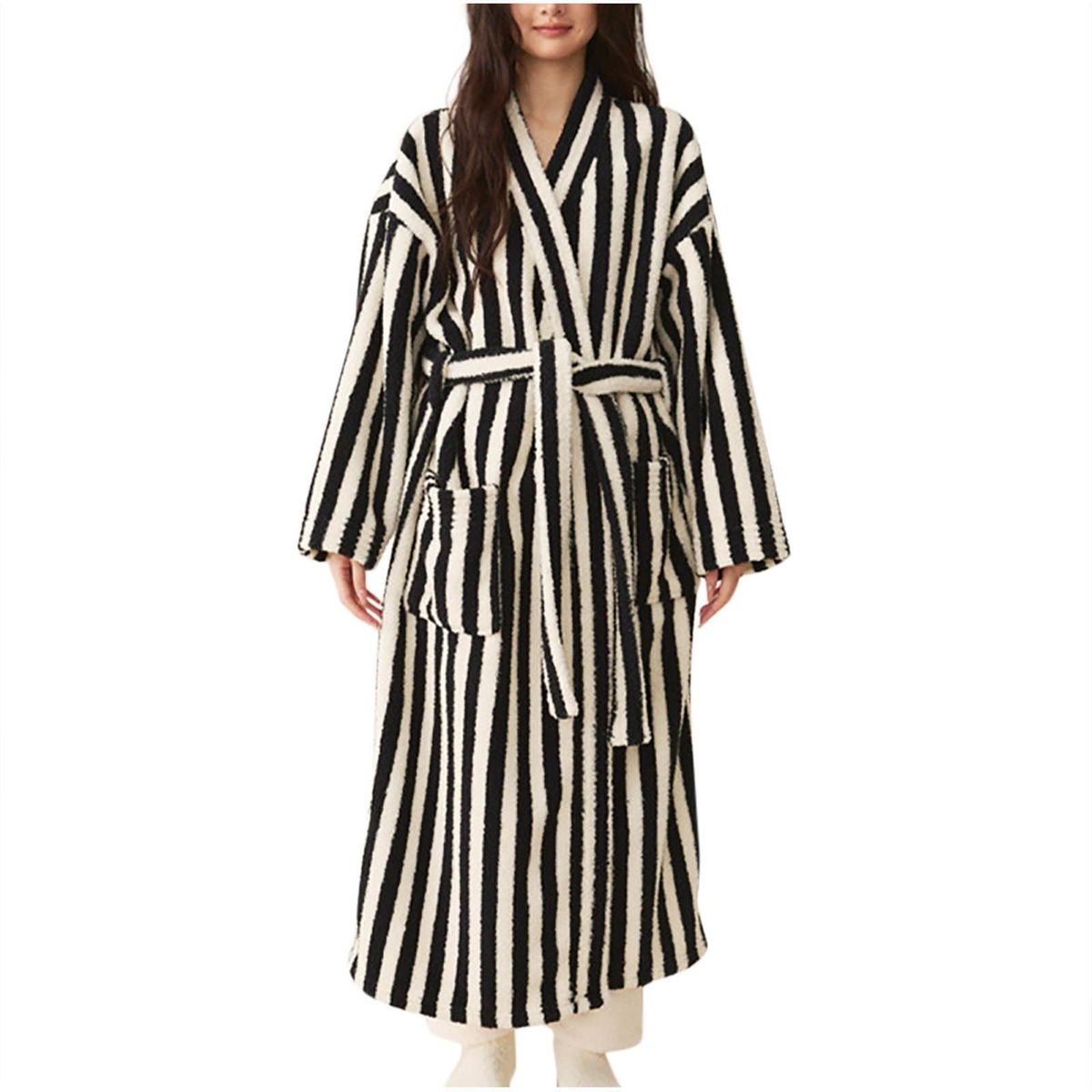 In Stock Fleece Dressing Gown Soft & Warm Jacquard Velvet | Alibaba.com