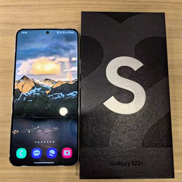 Best Selling Used S22+ USA Version 128GB 5G GSM CDMA LTE Cell Phone with 6G RAM Nice Model Almost New
