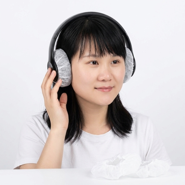 Disposable Hygienic Earphone Cover Internet Cafe Headphone Cushions Sanitary Dustproof Headset Earpad Safety Product