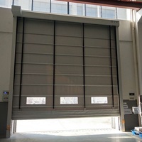Porte à enroulement industrielle en PVC de type volet roulant pour entrepôts, fabriquée par une usine chinoise