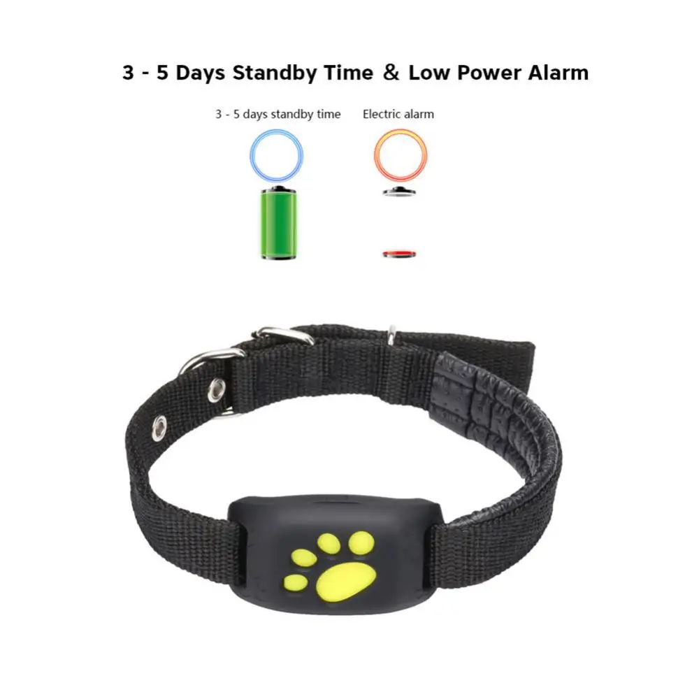 Hot Selling Waterproof Mini Collar Gps Tracker For Cat Dog Small Animal Necklace Pets Wireless Gps Tracking Device