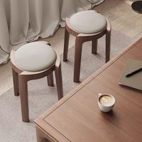 Silla de Comedor Apilable y Plegable de Madera Maciza con Tapicería de Terciopelo, Estilo Nórdico, Diseño Moderno y Minimalista, Muebles para Comedor