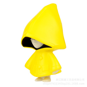 Juguete Antiestrés de Espuma con Forma de Personaje Amarillo con Capucha, Regalo de Anime, Artículos Promocionales para Fiestas - Product Image 1