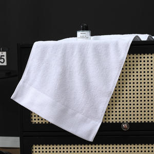 <span class=keywords><strong>Serviette</strong></span> de bain en coton blanc pur pour hôtel et maison d'hôtes, couleur unie, écologique, antimicrobienne, minimaliste, douce, haute absorption, pour adultes - Product Image 6