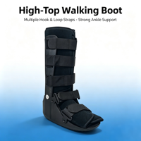 Botte de marche personnalisée ODM OEM haut de gamme avec doublure, certifiée CE ISO, sangle à fente fixe, sécurisée, anti-glissement, aspect soigné, grande semelle en TPR