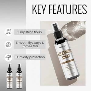 Bellezon <span class=keywords><strong>Spray</strong></span> Lucidante per Capelli 180ml, <span class=keywords><strong>Spray</strong></span> Districante Anti-Crespo con Protezione dal Calore, Effetto Setoso - Product Image 3