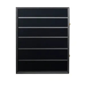 Cadre de présentation pour cartes gradées PSA en bois massif avec porte à charnière pour collection de cartes sportives, Pokémon, Yu-Gi-Oh - Product Image 4