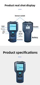 Testeur de qualité de l'eau portable, calibrage du capteur de température/zéro/pente pour les tests de surface et de l'eau potable - Product Image 5