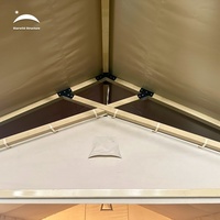 Tente de luxe imperméable pour hôtel en plein air, lodge, resort, tente de glamping durable en PVDF, tente de safari