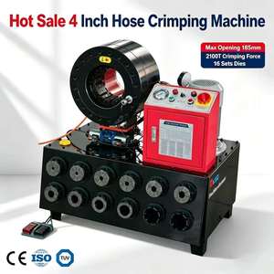 4 Inch Hose Crimping Machine 2100T Crimp Force 6-102mm Foot Button Automatic Control Crimper for Heavy <strong>Mining</strong> Hydraulic Hose - Product Image 1