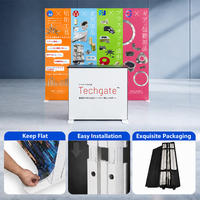 Stand de Exhibición Portátil Personalizado de Diseño de Torre, Reutilizable, Fácil de Montar, para Ferias de Automóviles, Eventos de Marketing y Promoción