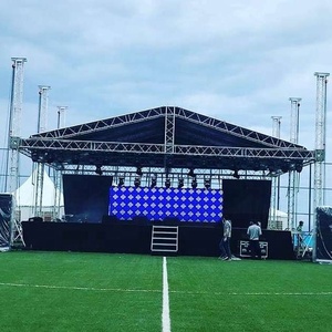 Hợp kim nhôm di động cho màn hình giàn sân khấu với nền tảng gỗ 4ft <span class=keywords><strong>x</strong></span> 8ft cho giàn mái sân khấu - Product Image 6