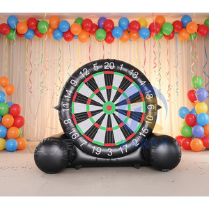 Jeux de football gonflables Coupe du Monde de football 2026, Cible de fléchettes de football gonflable de 3m - Product Image 1