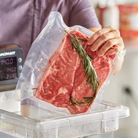Sacs sous vide transparents pré-coupés à trois soudures pour la congélation, haute barrière, pour viande et poisson (vente en gros)