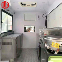 Europe Sale Ice Cream Truck Electric Food Bus Hot Dog Cart Mobile Kitchen Caravan Car Food