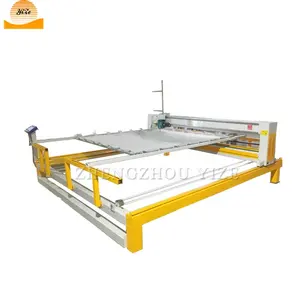 Industrial computerized Horizontal ultrasonic servo motor single head quilting machine mattress border quilter in china