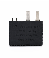 Relais miniature haute puissance 4P FC819 90A, capteur PCB, 9VDC 250V, composants électriques, contrôles industriels