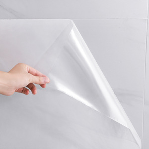Autocollants muraux transparents anti-graisse pour crédence de cuisine, auto-adhésifs, imperméables, en matériau PET, rouleau de 60 cm - Product Image 2