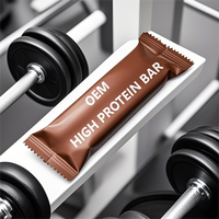 Barres protéinées HALAL de marque distributeur Complément nutritionnel enrobé de chocolat et compléments alimentaires