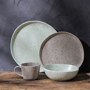 Commercio all'ingrosso stile nordico personalizzato splash ink face design tea milk cup set tazze da caffè in ceramica con motivo a faccina sorridente - Product Image 6