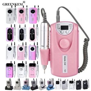 रिचार्जेबल 35000 आरपीएम 45W नाखून पॉलिश मशीन भंडारण इलेक्ट्रिक नाखून मृत त्वचा नाखून ड्रिल मशीन - Product Image 1