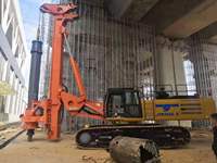 Foreuse rotative hydraulique et machine à pieux JOVE JVR360Z avec moteur de pompe et engrenages - Faible coût d'entretien