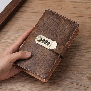 Organizador <span class=keywords><strong>de</strong></span> Monedas <span class=keywords><strong>de</strong></span> PU con Contraseña, Libreta Amplia para Ahorrar Dinero, Álbum <span class=keywords><strong>de</strong></span> Ahorros <span class=keywords><strong>de</strong></span> Gran Capacidad, Almacenamiento Impermeable y Resistente al Desgaste - Product Image 1