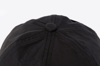 Casquette de baseball d'été noire personnalisée grand avant-toit chapeau de canard rapide motif de feuille crème solaire extérieure pour la pêche à vélo usage quotidien décontracté