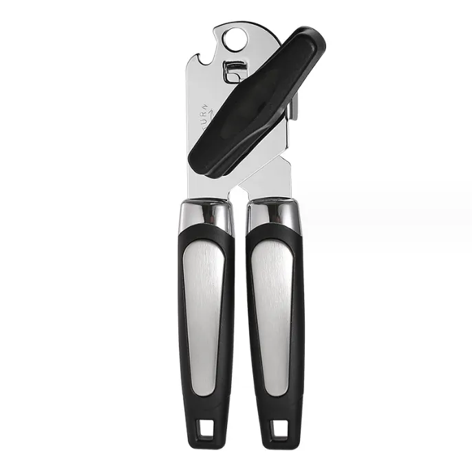 Manual Can Opener with Magnet, No-Trouble-Lid-Lift,Smooth Edge Sharp Blade with Soft Handles, Easy Grip & Heavy Duty