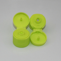 Fabricant d'emballages en plastique Bouteille ronde vide en plastique PET de 100ml avec bouchon à rabat de 20/410 20mm