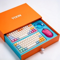 Boîte cadeau personnalisée avec insert en mousse EVA pour clavier, souris, emballage électronique, boîte en papier rigide, fabrication en usine