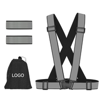 Kit de sécurité réfléchissant tout-en-un : Gilet, sangles de bras, pochette de voyage – Expédition rapide en 7 jours, prêt pour les uniformes d'équipe (OEM) CT31251