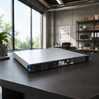 Server Edge 1U Short Depth NE3160G7 Single Intel Xeon PCIe4.0 Rak Komputasi AI Industri 5G untuk Pemasangan di Dinding dengan SSD