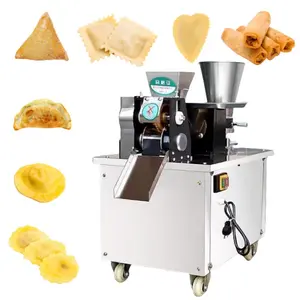 Small Automatic Part Momos Empanada Dumpling Pastry Samosa Fold Make Machine Price for Make Dumpling