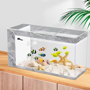 Usine personnalisée 50 <span class=keywords><strong>60</strong></span> 80 gallons petit salon intérieur <span class=keywords><strong>aquarium</strong></span> en verre nouveau style avec filtre <span class=keywords><strong>aquarium</strong></span> d'ornement de taille moyenne - Product Image 5