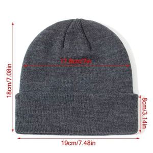 Chapeau pour enfants avec broderie de logo personnalisé, couleur unie, bébé, hiver, épais, plusieurs couleurs, bonnets en acrylique tricotés - Product Image 4