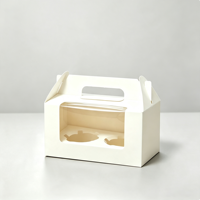 Boîte Cadeau Alimentaire en Carton Blanc Mini Personnalisable avec Logo, Vente en Gros, Petite Boîte Rectangulaire Monocouleur en Matériaux Recyclés, Type Valise en Papier