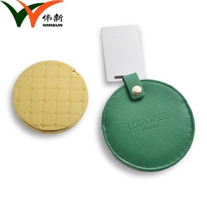 กระจกพกพาโลหะผสมสังกะสีพร้อมป้ายติดกระเป๋าเดินทางหนังแท้คุณภาพพรีเมียม - Product Image 6