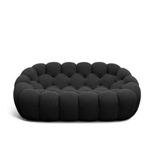 Moderne Gebogen Bubbelbank Overall Gevormde Gestoffeerde Bankstel Voor Woonkamer Kantoor Appartement Hotel Hal Gebruik Stof Materiaal - Product Image 6