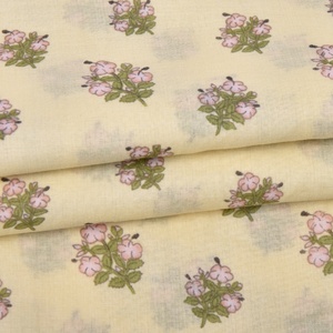 Tissu imprimé en popeline 80S 100% coton peigné 60GSM pour vêtements d'été pour femmes et filles, chemises, chemisiers - Product Image 4