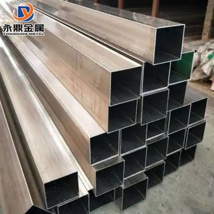 Tubo Cuadrado de Acero Inoxidable AISI 316L JIS SUS316L UNS S31603 de 50x50 mm con Acabado Cepillado Resistente a los Arañazos - Product Image 3