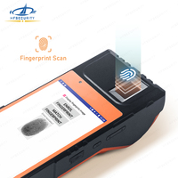 HFSecurity FP09 Android 11 Reconocimiento facial de huellas dactilares Código de barras Escáner de código QR Impresora NFC Máquina terminal de mano