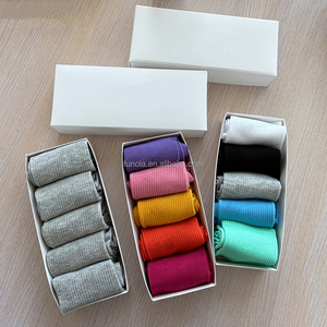 התאמה אישית 5 זוגות יוניסקס בכל יום בתוספת ביצועי כרית צוות גרביים - Product Image 3