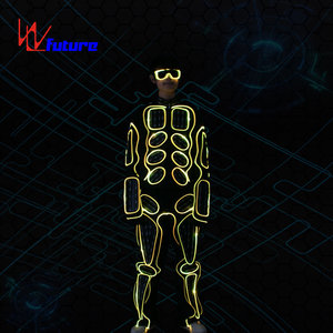 DMX Wireless Controlled Waterproof Led Suit Costume for <strong>Jetpack</strong>, Waterproof Snow Borad Ski Led Costume - Product Image 4