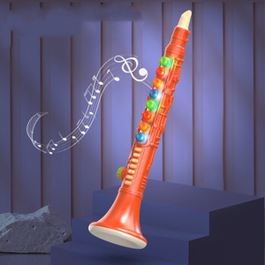 Clarinete Electrónico Musical de Juguete con Luces, Colorido, Simulación de Clarinete, para la Educación Infantil, Instrumento Musical de Plástico, Venta al Por Mayor - Product Image 5
