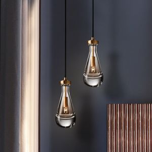 Lampadario Moderno di Lusso Creativo a Goccia d'Acqua in Vetro <span class=keywords><strong>per</strong></span> Sala da Pranzo, Soggiorno e Camera da Letto - Product Image 4